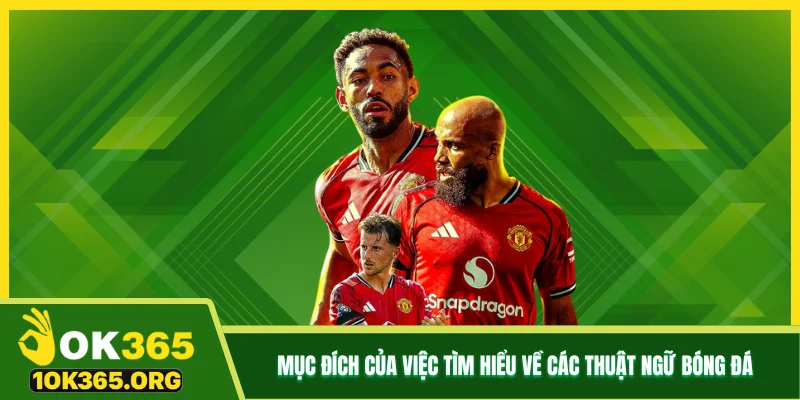 Mục đích của việc tìm hiểu về các thuật ngữ bóng đá